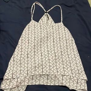 Cute flowy chiffon top - medium.